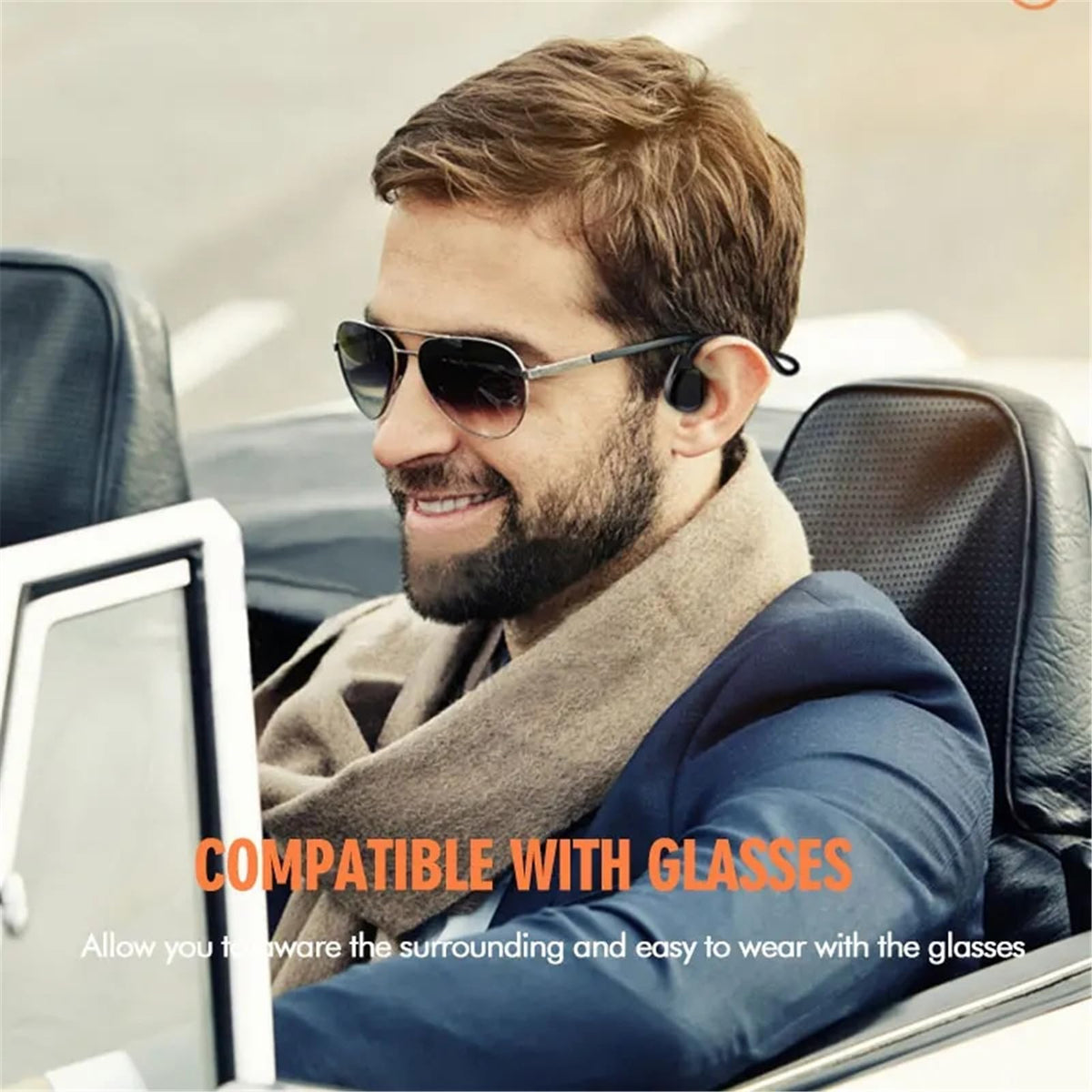 GZCRDZ light, open-ear design supports online classes and live streams.