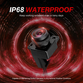 GZGN 170° wide-angle rear view enhances situational awareness.