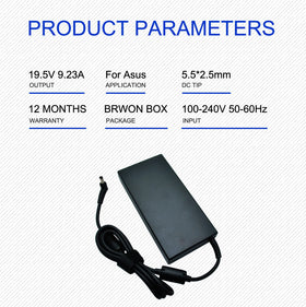 GZYDR adapter rear label with voltage amperage specs for quick compatibility check