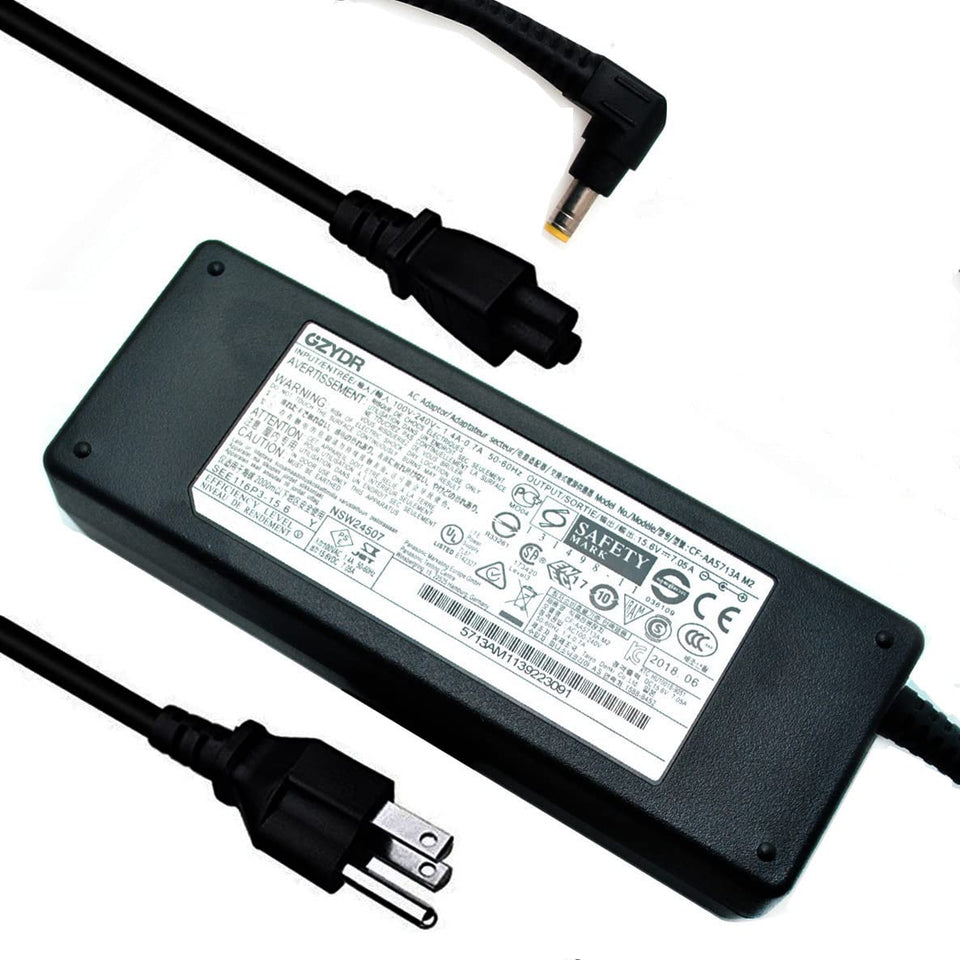 GZYDR front view adapter showing compact power brick and benefits of stable power
