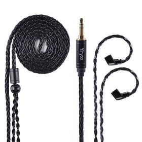 H HIFIHEAR 2PIN earphones compatibility image suggests easy upgrade path.