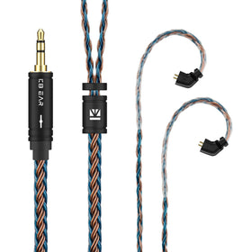 H HIFIHEAR braided 16-core cable detail for clearer, cleaner audio