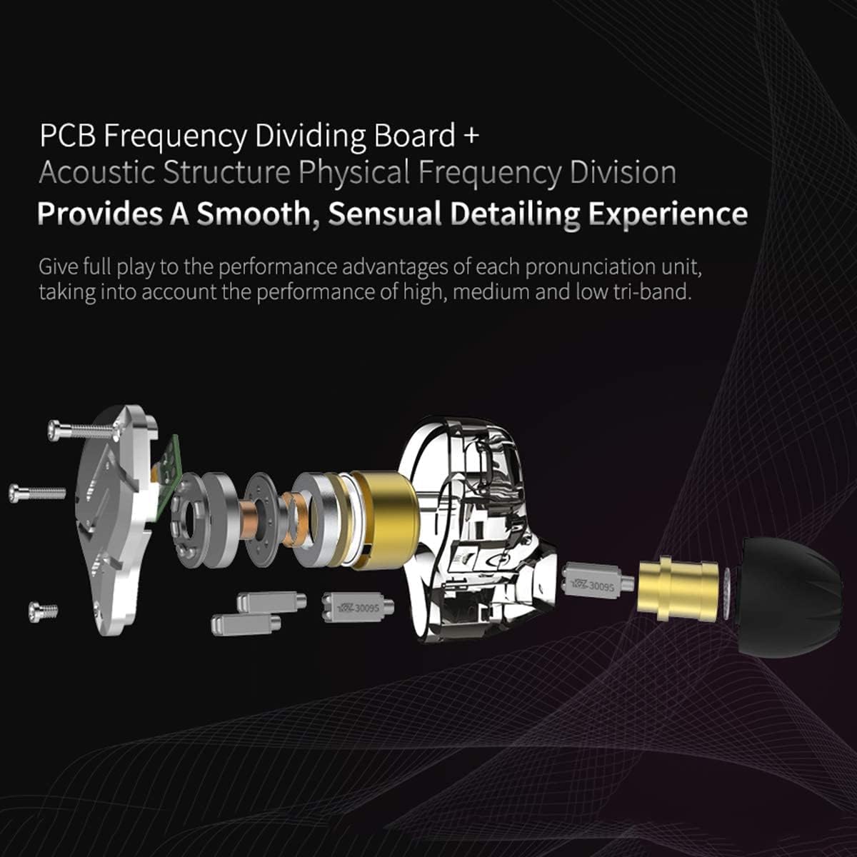 H HIFIHEAR KZ ZS10 PRO 6N OFC cable and gold 3.5mm jack showing reliable signal