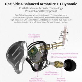 H HIFIHEAR stainless steel faceplate close-up highlighting rugged elegant design benefit
