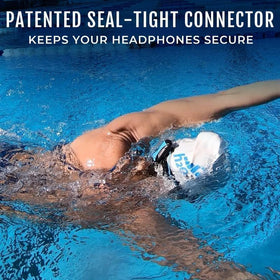 H2O Audio 7-hour battery life for extended swimming sessions.