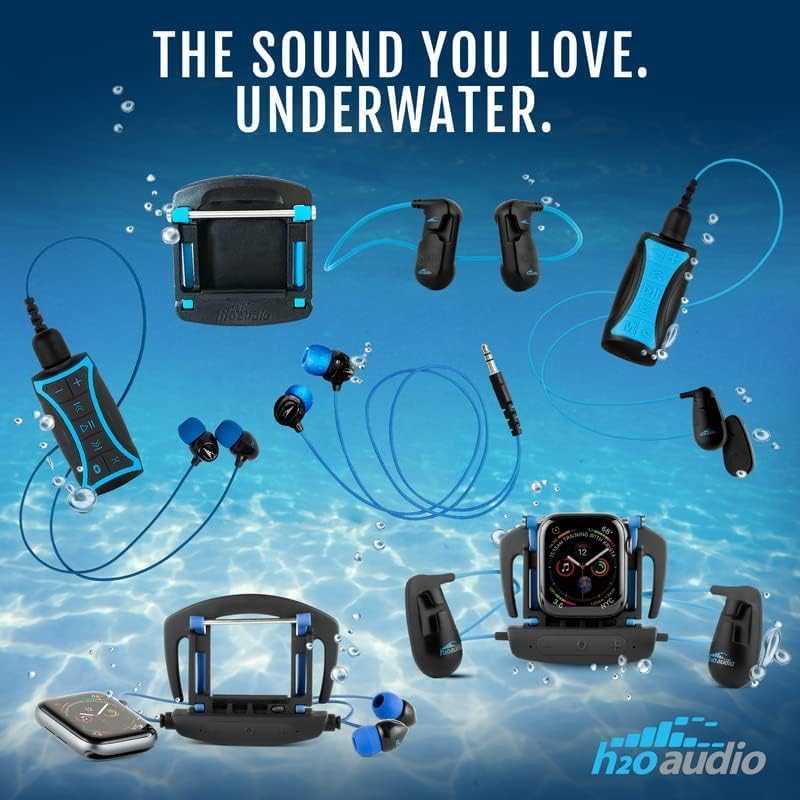 H2O Audio App interface for easy music management and playlist creation.