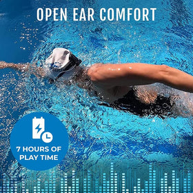 Flush-fit design reduces drag for smoother swim performance with H2O Audio