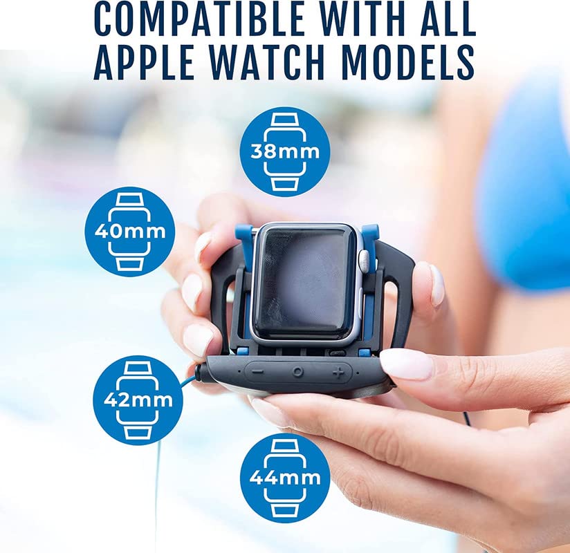 H2O Audio Interval six-hour playtime supports longer swim sessions.