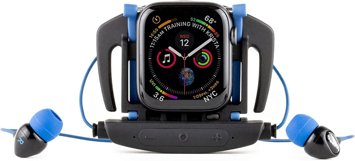 H2O Audio Interval waterproof swimming headphones for Apple Watch deliver immersive pool audio.