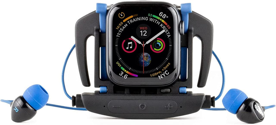H2O Audio Interval waterproof swimming headphones for Apple Watch deliver immersive pool audio.