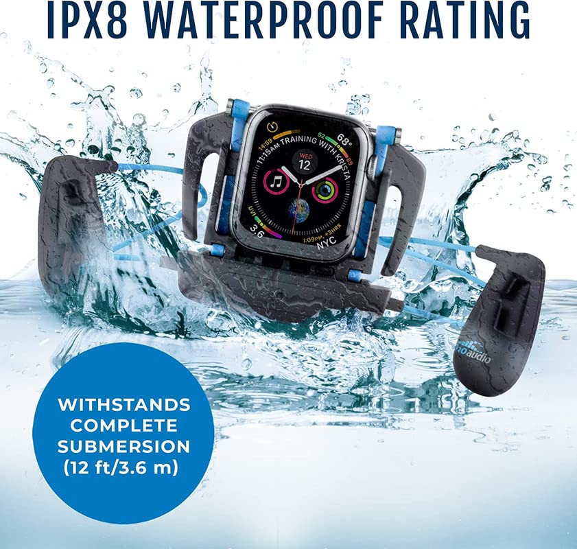Open-ear bone conduction from H2O Audio helps swimmers stay aware of surroundings