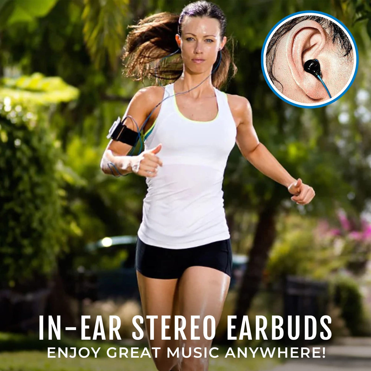 H2O Audio Surge worn by swimmer demonstrating underwater stability