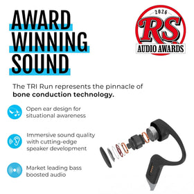 H2O Audio TRI Run with Bluetooth 5.3 for seamless calls and music on the go.