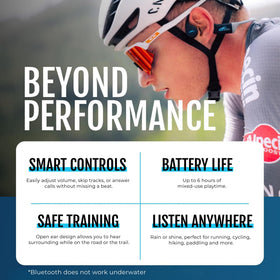 H2O Audio TRI Run improved ergonomics support secure comfort during multi-sport training.