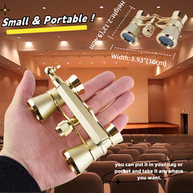 H2ONDBQF opera glasses neck chain for easy carry during concerts and shows.