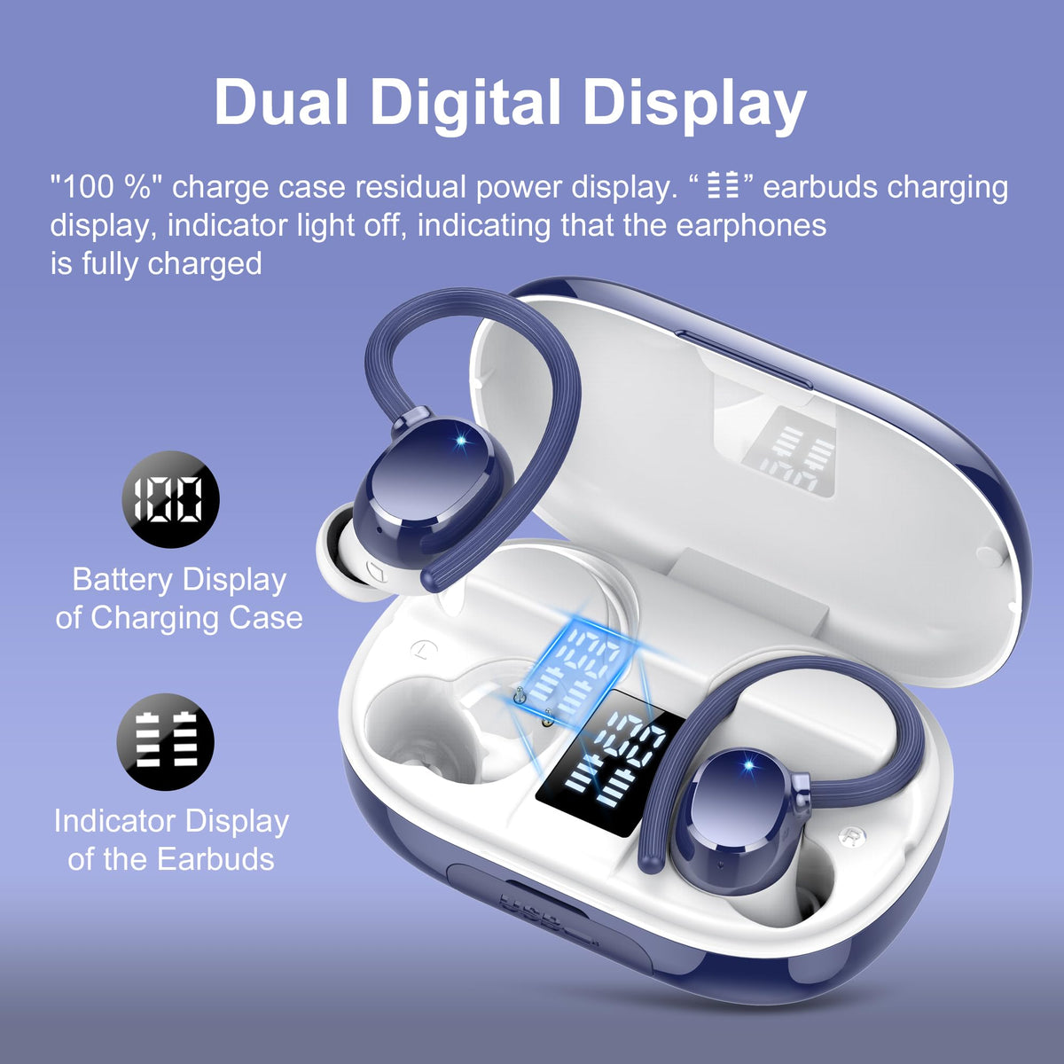 Hadbleng Ear Buds IPX7 waterproof for sweat and rain workouts