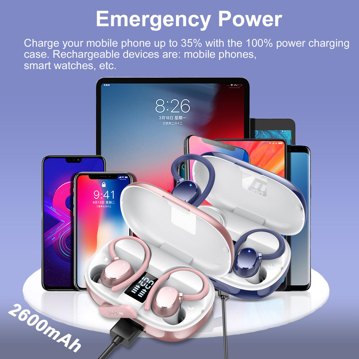 Hadbleng Ear Buds touch controls for hands-free device management