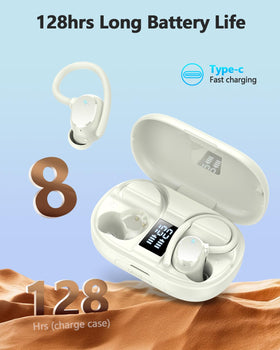 hadbleng Q22 charging case LED display indicating battery levels