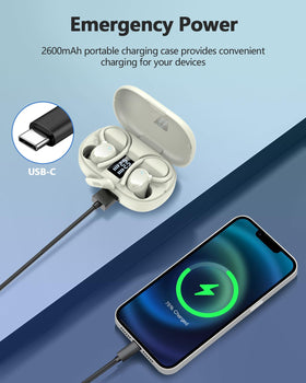 hadbleng Q22 earbuds worn during running to show stability