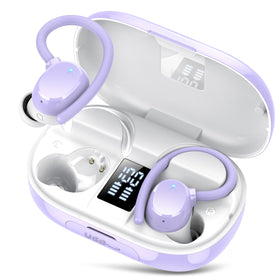 hadbleng Q22 front view of earbuds and case showing product benefit of compact portability