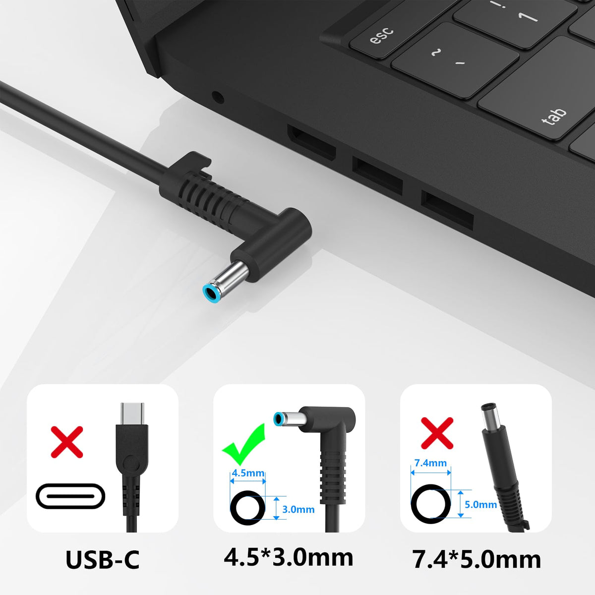 Hadepa adapter side profile highlighting slim design for compact workstation setups