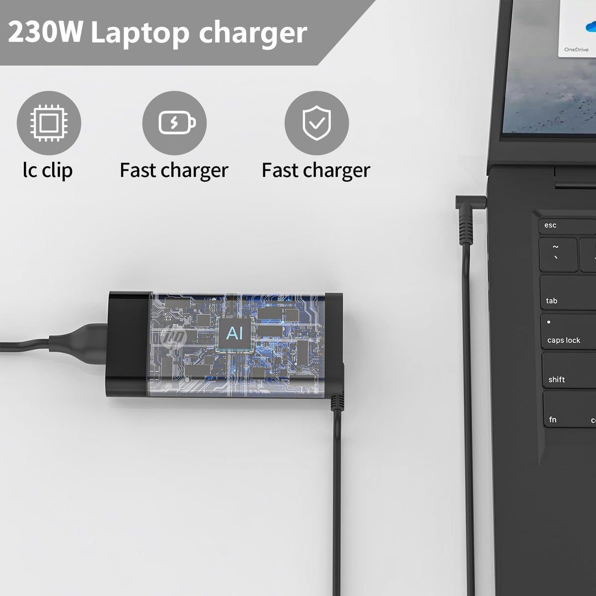 Hadepa adapter held in hand showing scale for travel-friendly power delivery