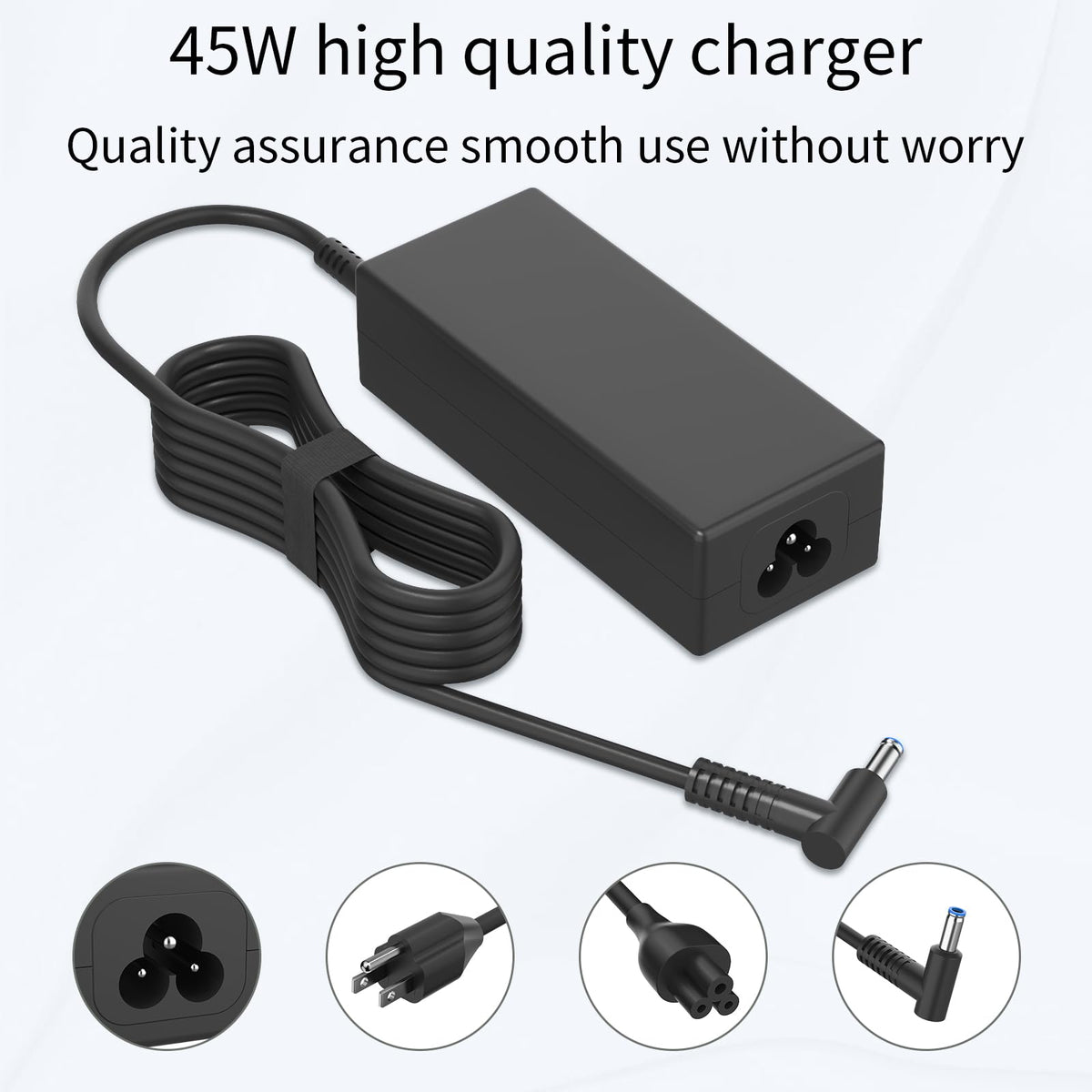 Hadepa smart AC adapter demonstrates compact design for desk and travel