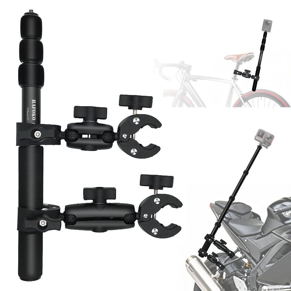 HAFOKO front view of complete mount kit showing components and versatility benefit