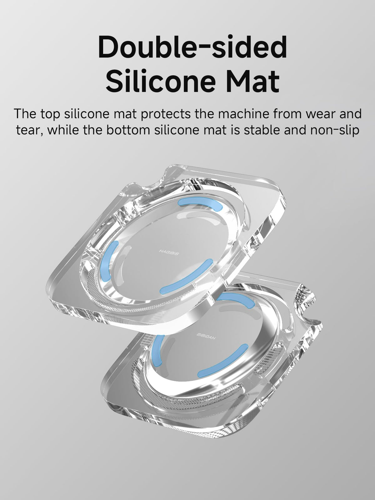 Hagibis Mac mini M4 Stand clear acrylic body remains crystal-clear over time.