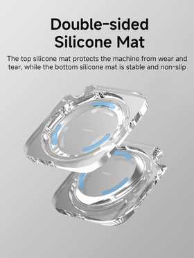 Hagibis Mac mini M4 Stand clear acrylic body remains crystal-clear over time.