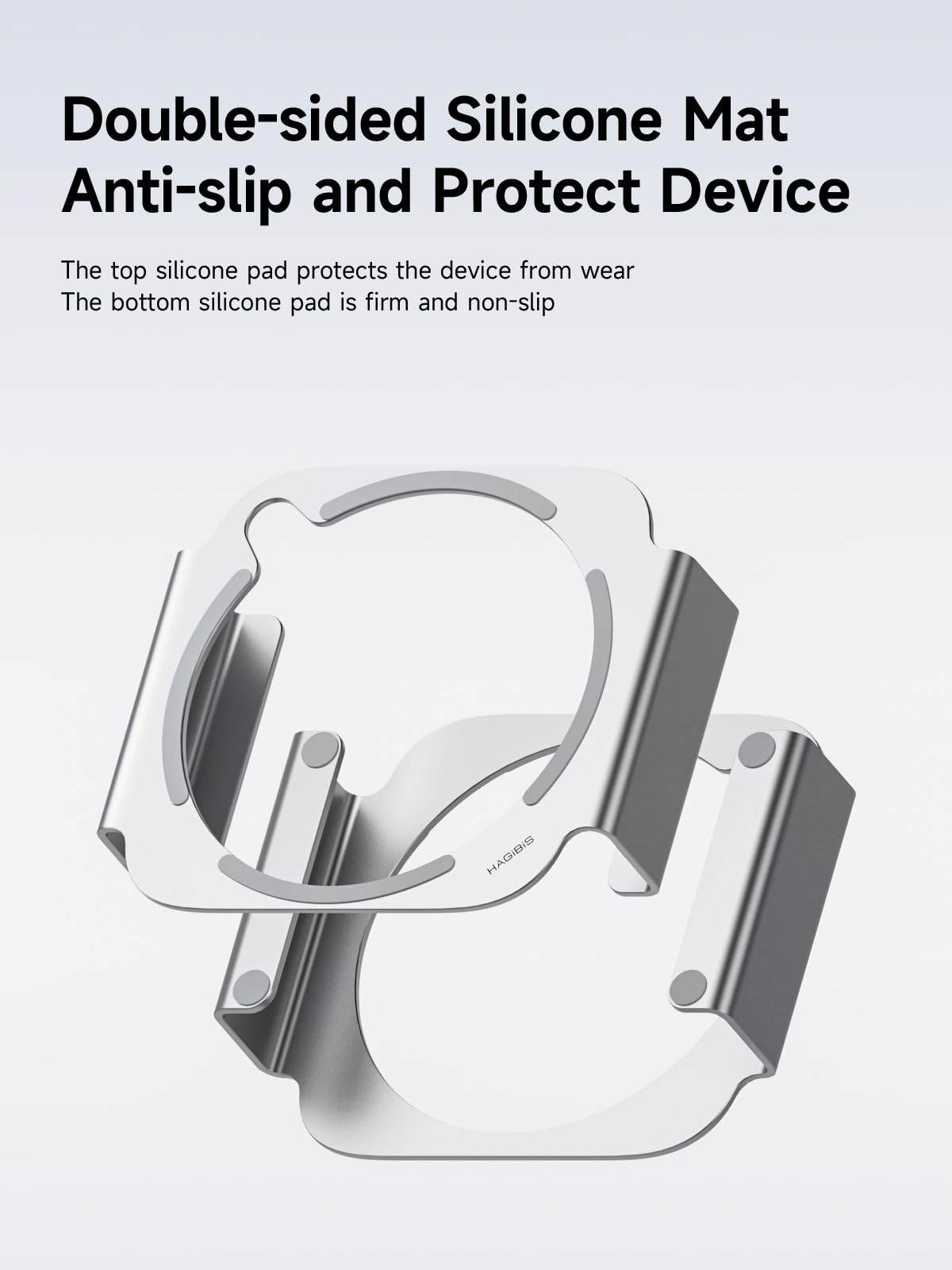 Hagibis Mac mini M4 Stand on-desk organization supports neat workspace.