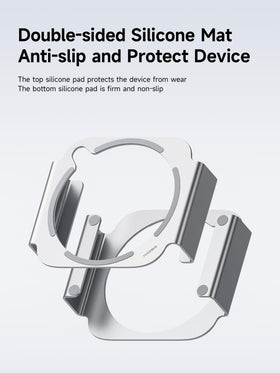 Hagibis Mac mini M4 Stand on-desk organization supports neat workspace.