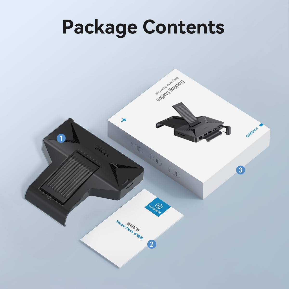 Hagibis with keyboard and mouse attached for desktop control
