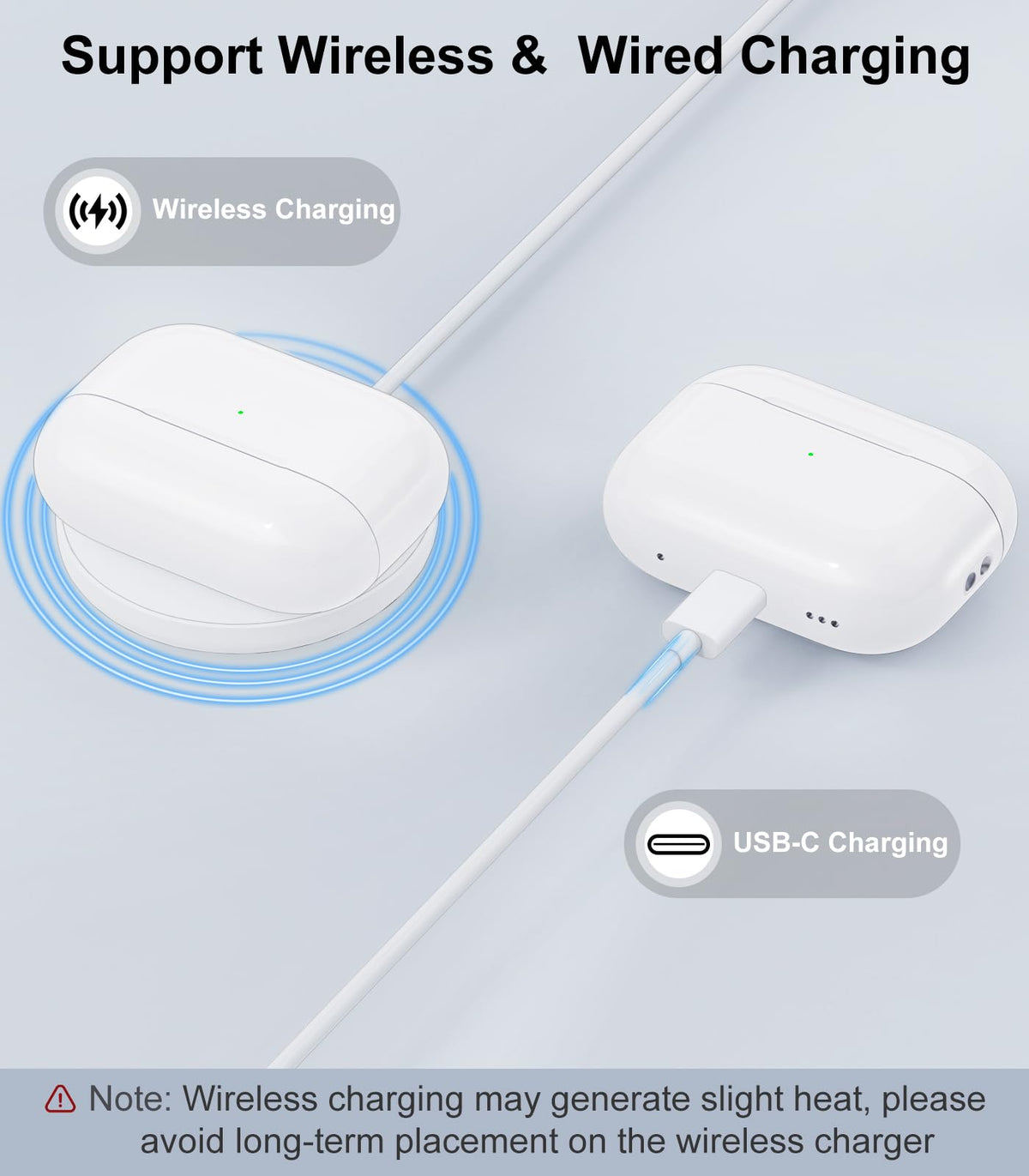haino AirPods Pro LED battery indicator for quick status