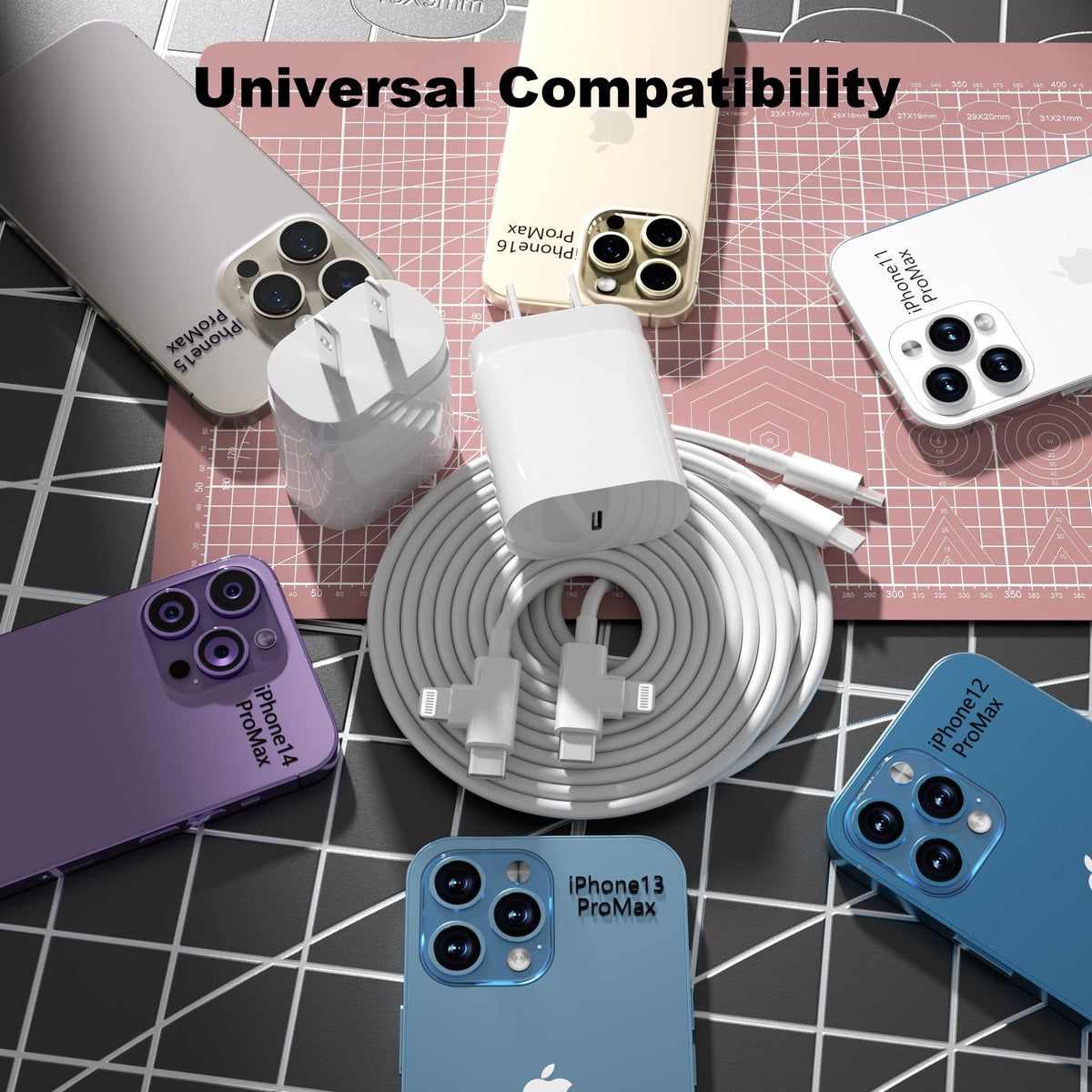 HALIHALL universal compatibility with iPhone and Samsung devices for convenience