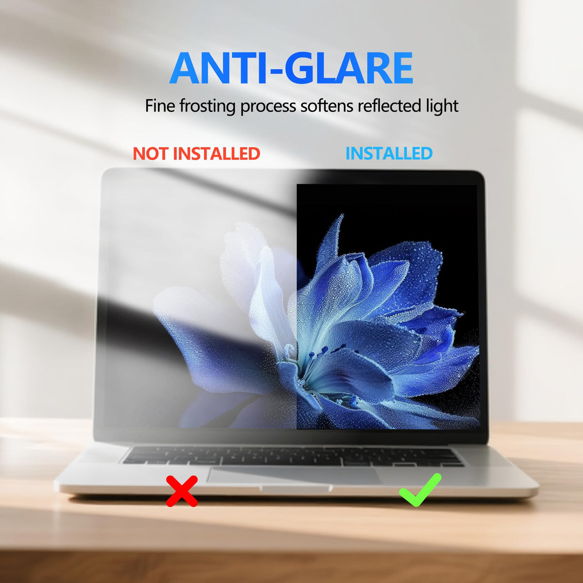 Halloive anti-glare technology reducing reflections in bright environments