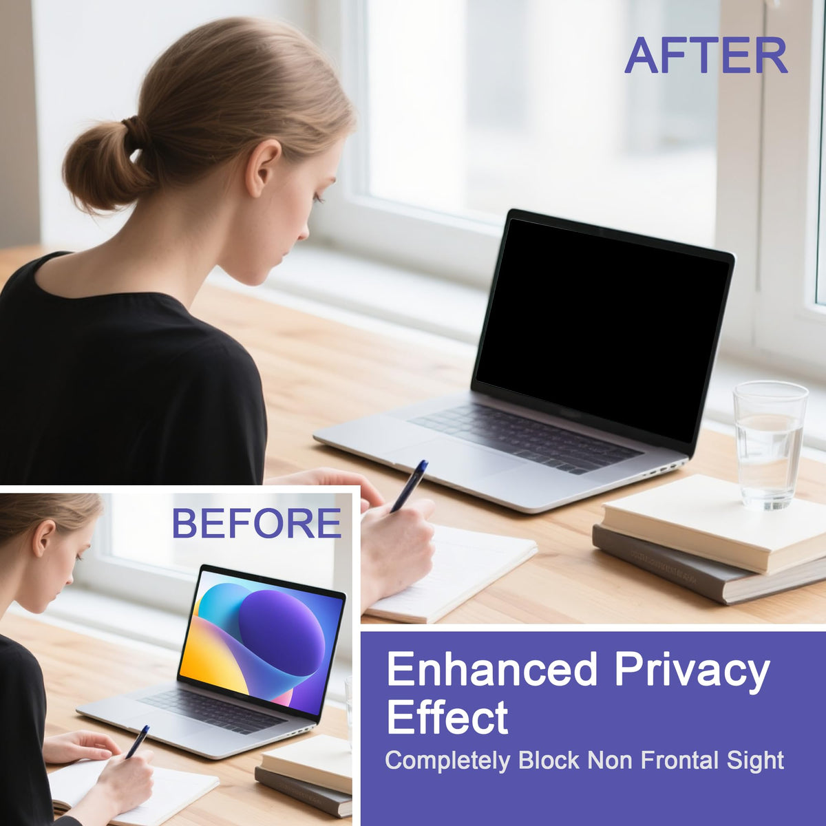 Halloive close-up of anti-fingerprint surface reducing smudges and improving clarity
