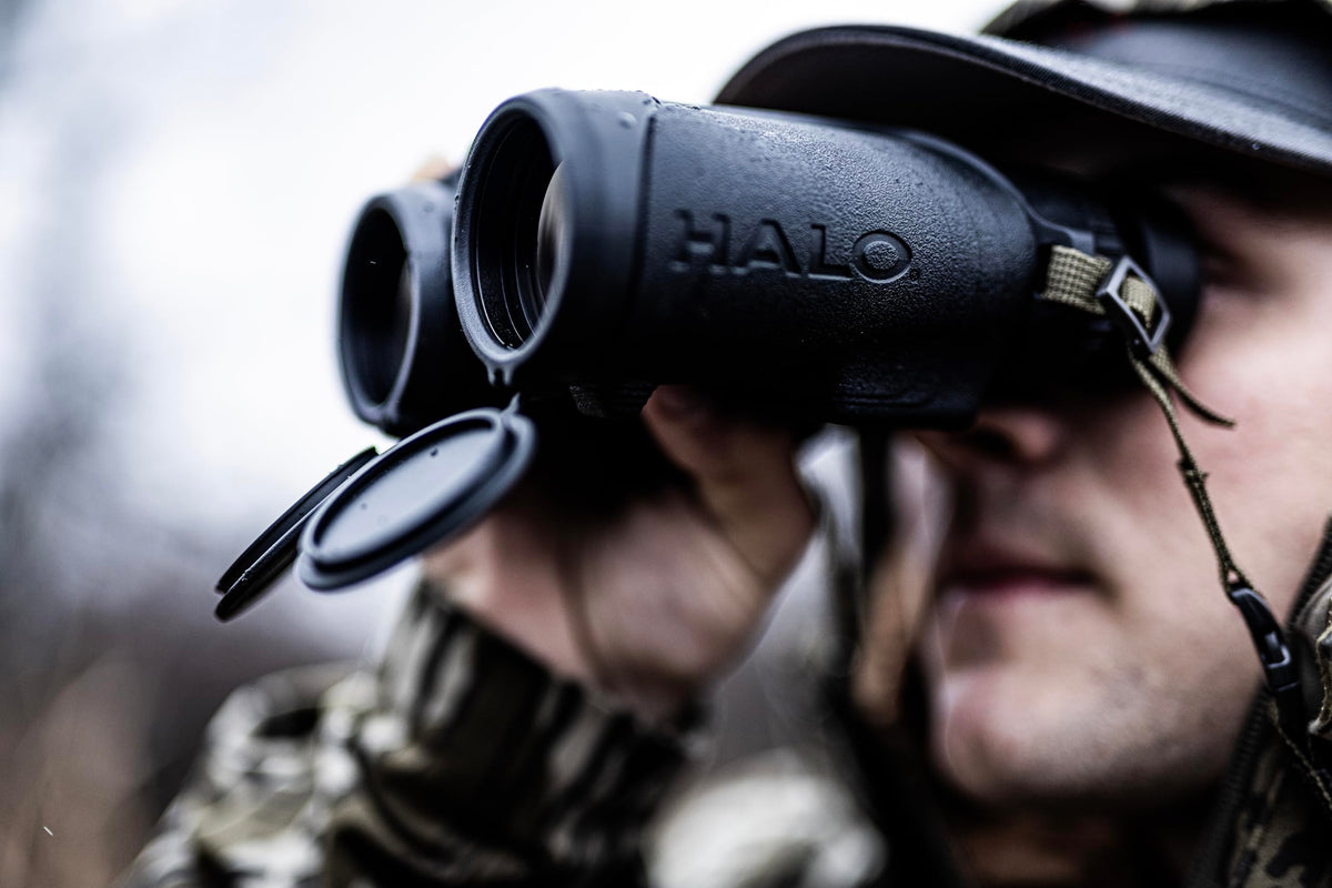 Halo Optics K2000 10x42 eyepiece view delivers bright, detailed views.
