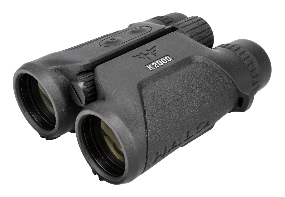 Halo Optics K2000 front view highlighting rugged magnesium chassis for outdoor durability.