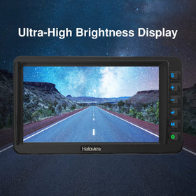 Haloview BT7 1080p video recording captures crisp footage during travel.