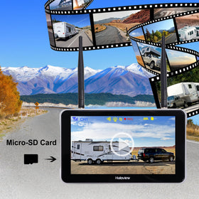 Haloview BT7 supports up to four wireless cameras