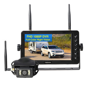 Haloview BT7 RV backup camera assembly for clear rear visibility on the road.