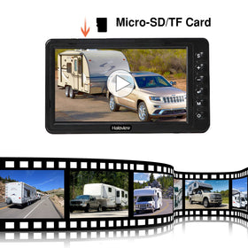 Haloview BT7 wireless camera link up to 984 feet for flexible trailer setups.