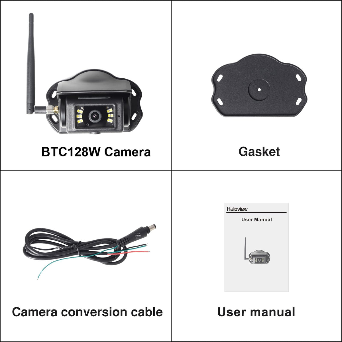 Haloview BTC128W wide dynamic range improves visibility in glare or shadows