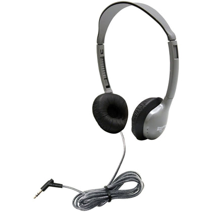 HamiltonBuhl MS2L front view showing on‑ear design and gray finish for comfortable learning