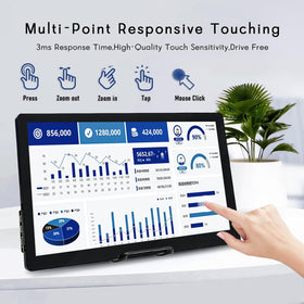 HAMTYSAN IPS panel provides wide viewing angles and sharp colors.