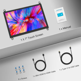 HAMTYSAN on desk in small workstation for compact productivity benefit