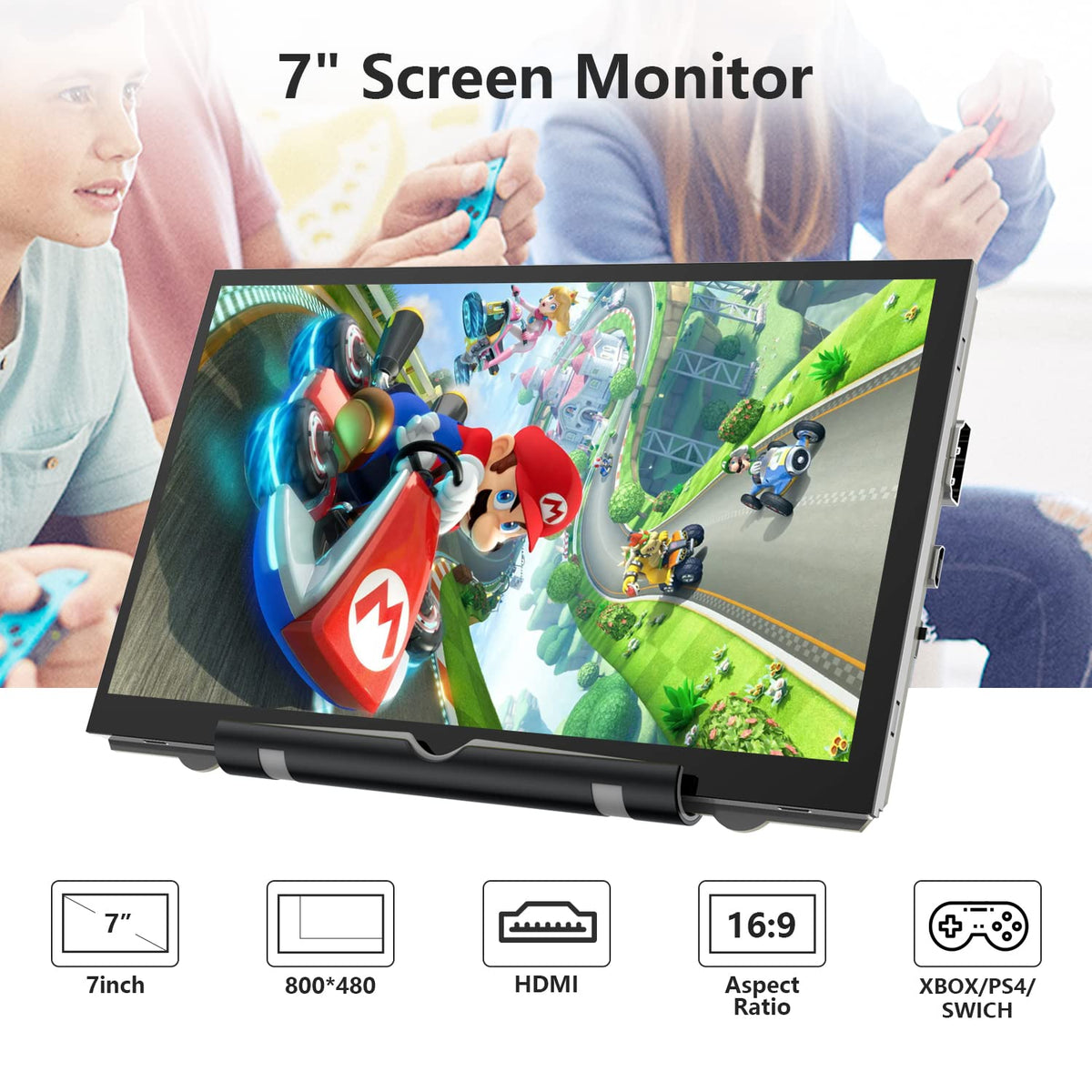 HAMTYSAN close-up of IPS panel texture highlighting wide viewing and color consistency