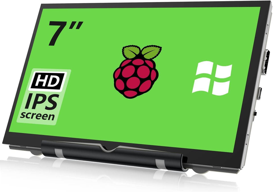HAMTYSAN front view of 7-inch monitor showing clear display and portability benefit