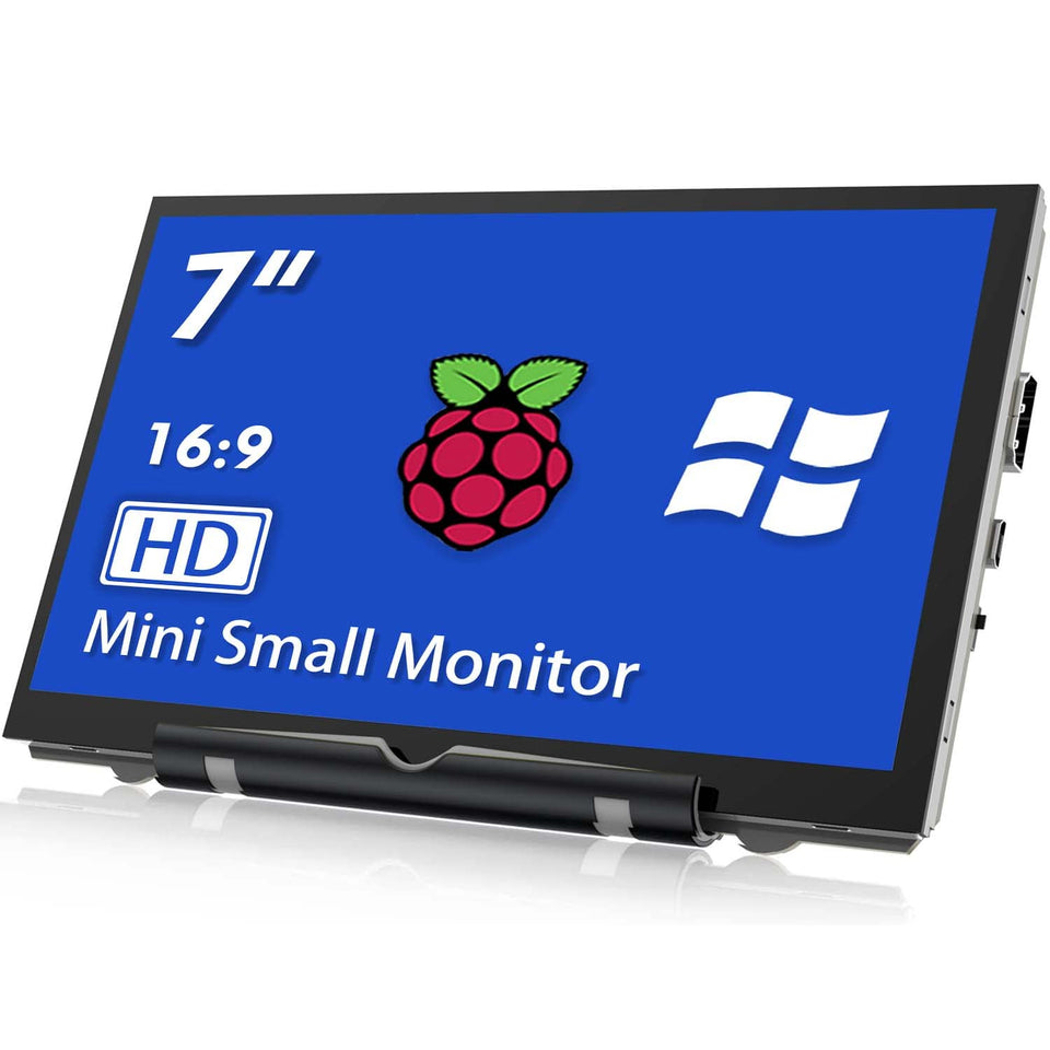 HAMTYSAN front view of 7 inch monitor showing clear display and portability
